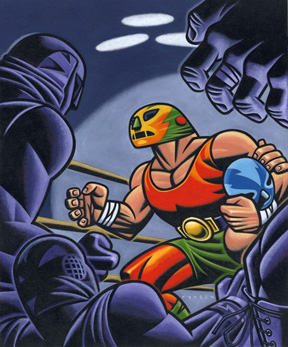 Mex Wrestler by Doug Fraser